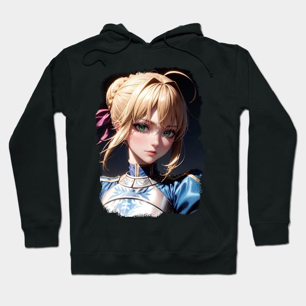 Fate Artoria Pendragon Hoodie by Kyauto